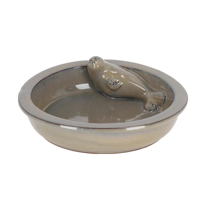 Afbeelding laden in galerijviewer, Esschert design vogelbad rond zeehond ø27cm