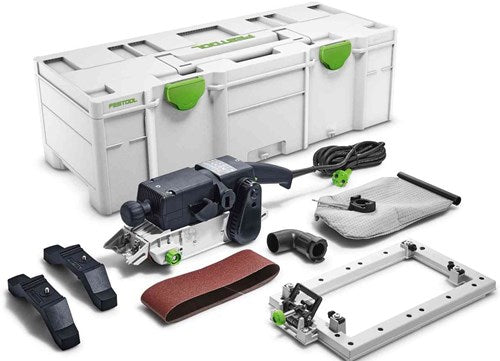 Afbeelding laden in galerijviewer, Festool bs 75 e-set bandschuurmachine | 1010 w | 533 x 75 mm - 576296