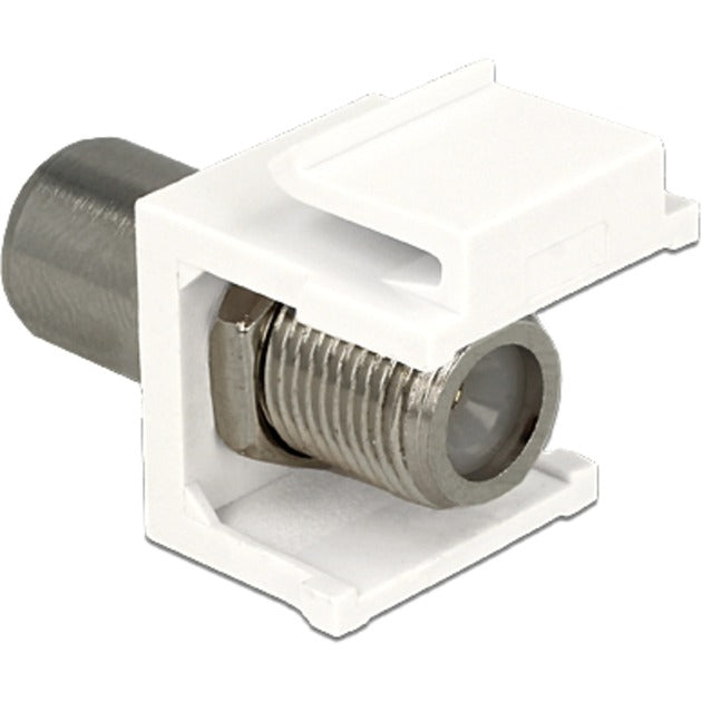 Afbeelding laden in galerijviewer, Delock keystone module iec male > f female adapter (wit)
