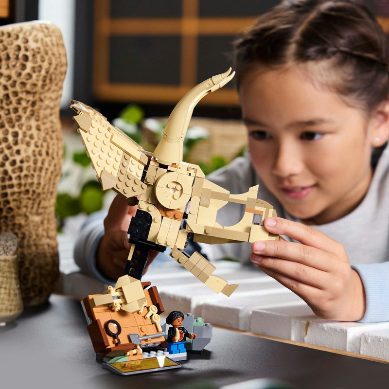 Afbeelding laden in galerijviewer, Lego jurassic world dinosaurusfossielen: triceratops schedel - 76969