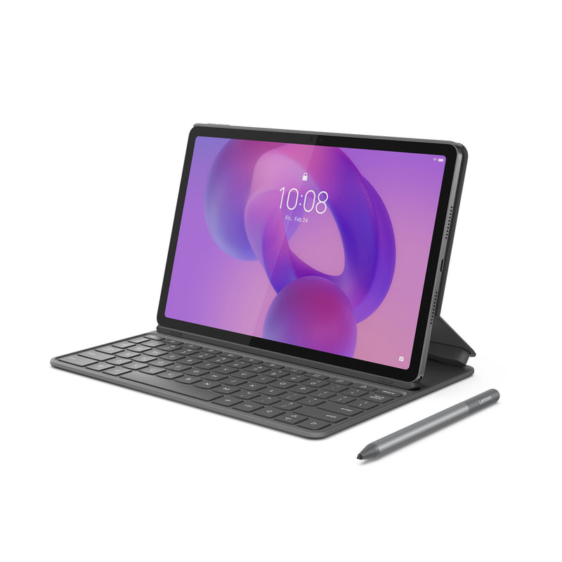 Afbeelding laden in galerijviewer, Lenovo folio toetsenbord voor ideatab (grijs, us-international lay-out (qwerty), pogo-pin)