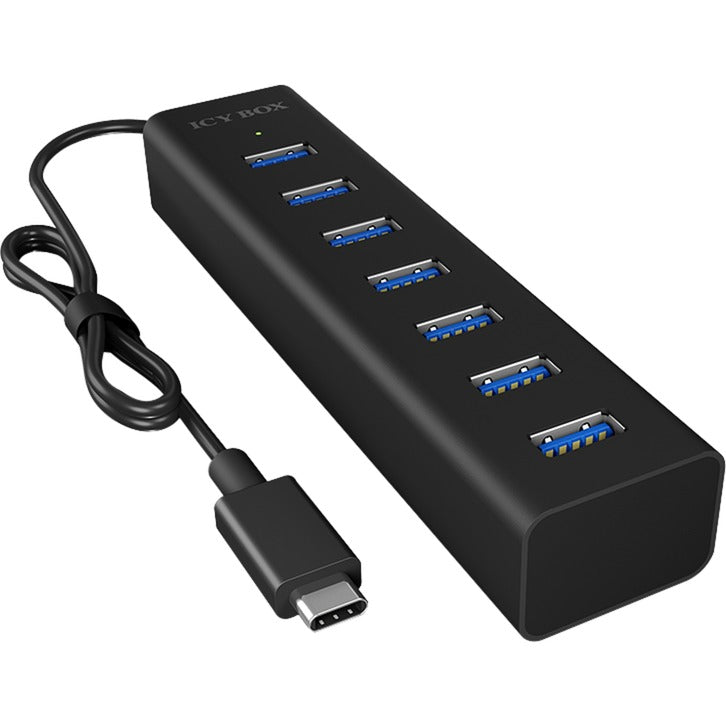 Afbeelding laden in galerijviewer, Icy box ib-hub1700-c3 usb-hub (zwart)