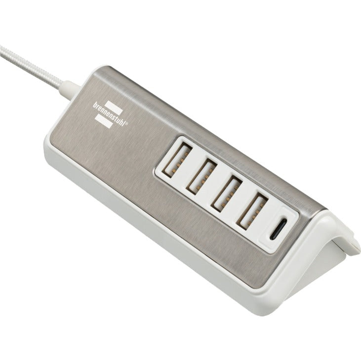 Afbeelding laden in galerijviewer, Brennenstuhl estilo meervoudige usb-lader (wit, 1x usb-c, 4x usb-a)
