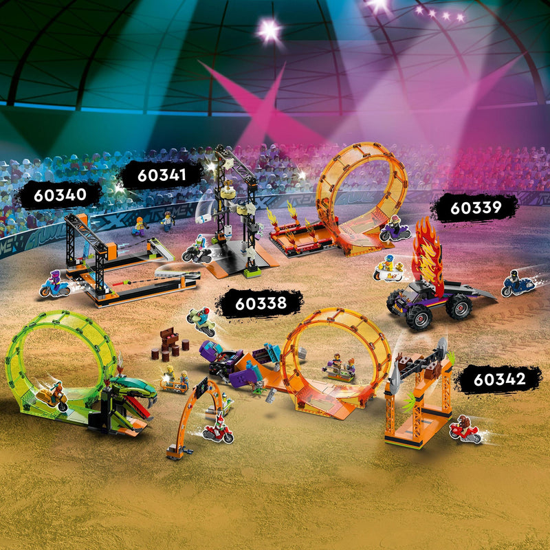 Afbeelding laden in galerijviewer, Lego city - chimpansee stuntlooping constructiespeelgoed (60338)