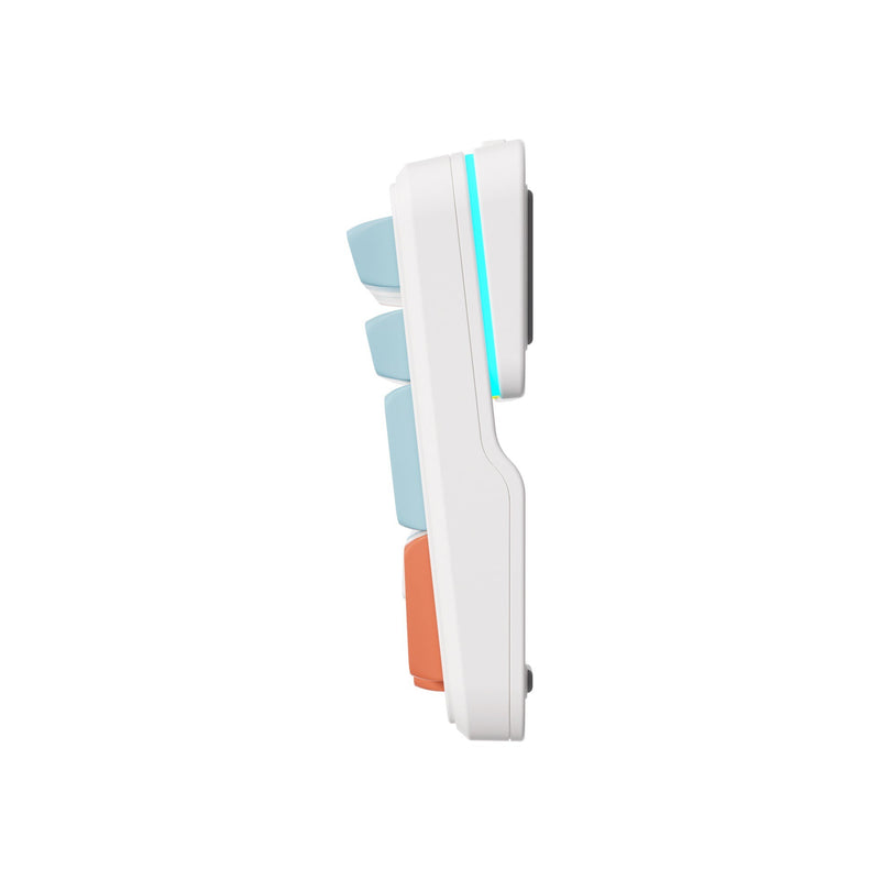 Afbeelding laden in galerijviewer, Mchose k99 horizon orange hyacinth wireless gasket mount mechanical rgb toetsenbord (wit, us lay-out (qwerty), ktt hyacinth, rgb, hot swap, double-shot pbt, draadloos | bluetooth | usb-c)
