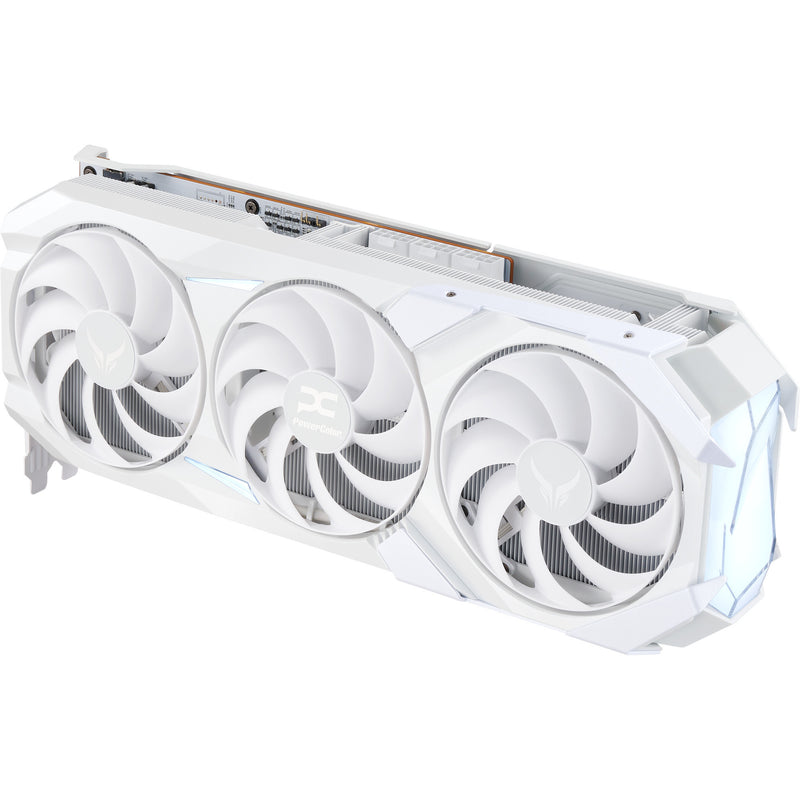 Afbeelding laden in galerijviewer, Powercolor radeon rx 9070 xt red devil spectral white 16gb gddr6 grafische kaart (wit, rdna4, gddr6, 3x displayport, 1x hdmi)