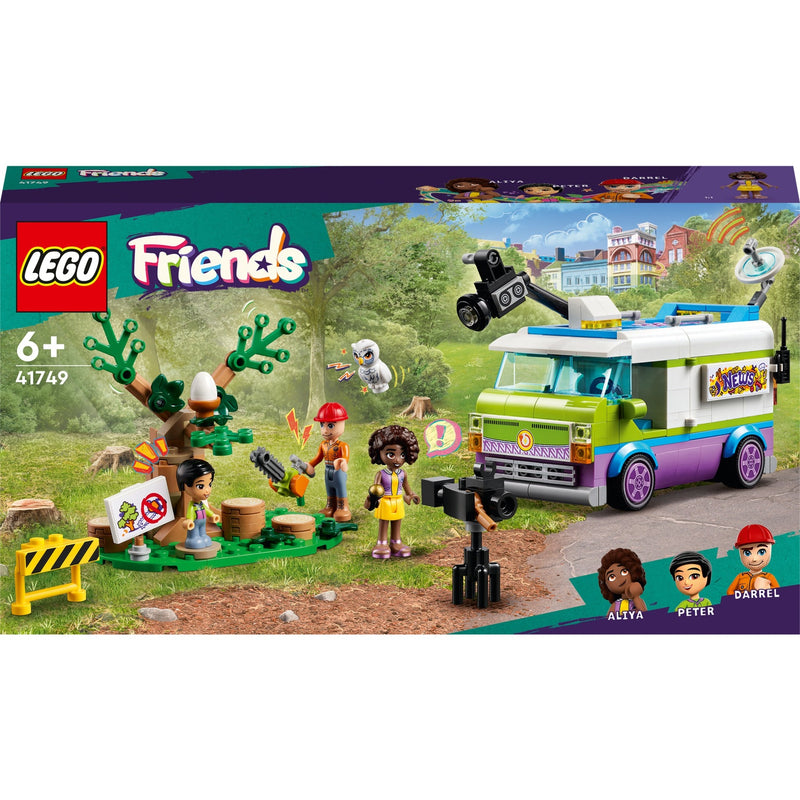 Afbeelding laden in galerijviewer, Lego friends - nieuwsbusje constructiespeelgoed (41749)