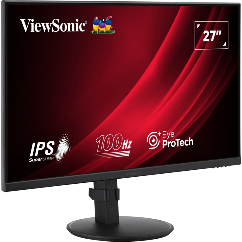Afbeelding laden in galerijviewer, Viewsonic vg2708a 27 monitor (zwart, 1x hdmi, 1x displayport, usb-c, usb-a, sound, 100 hz)