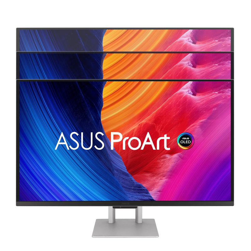Afbeelding laden in galerijviewer, Asus proart display pa27ucdmr 26.5 4k uhd monitor (zilver, hdmi, displayport, usb-a, usb-c, 2x thunderbolt 4)