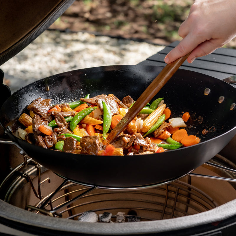 Afbeelding laden in galerijviewer, Kamado joe karbon steel wok