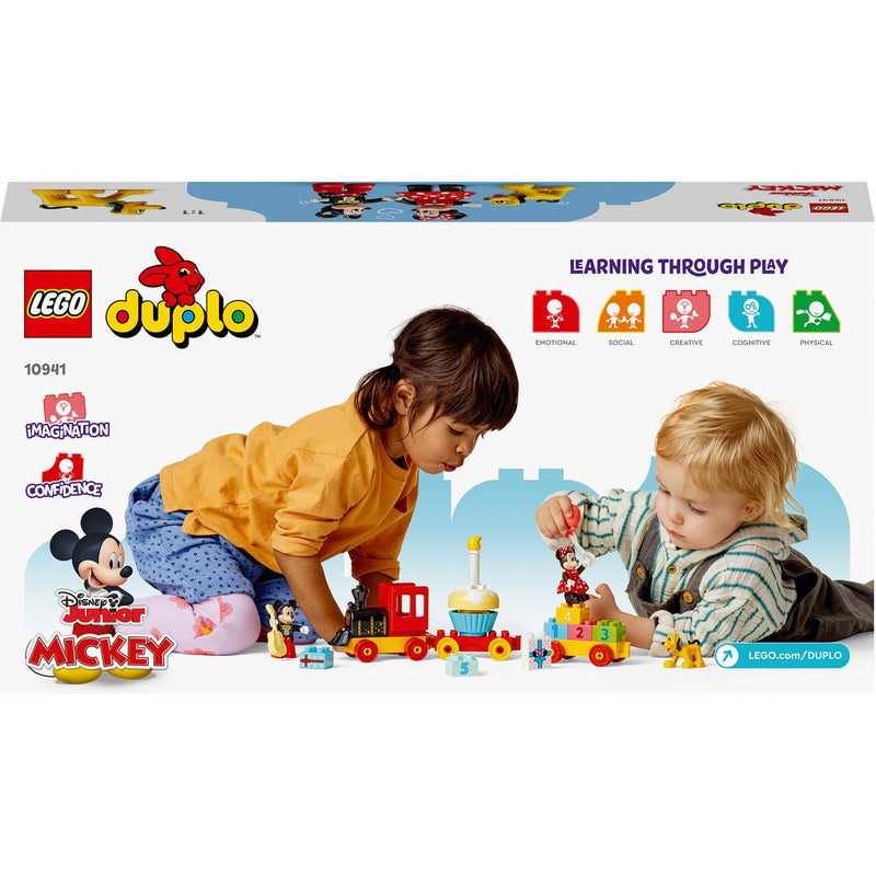 Afbeelding laden in galerijviewer, Lego duplo disney mickey minnie verjaardagstrein, bouwbaar speelgoed voor peuters 10941