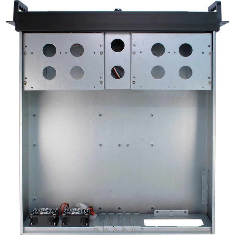Afbeelding laden in galerijviewer, Inter-tech 3u-3098-s rack behuizing (zwart | 2x usb-a)