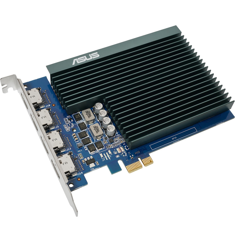 Afbeelding laden in galerijviewer, Asus geforce gt730-4h-sl-2gd5 grafische kaart (4x hdmi)