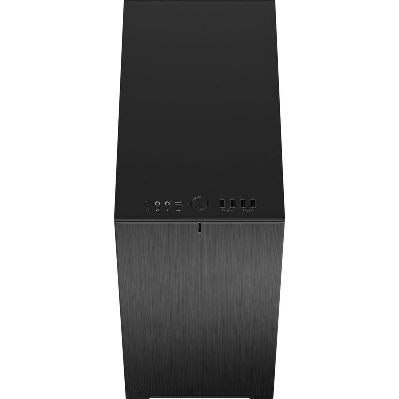 Afbeelding laden in galerijviewer, Fractal design define 7 mini black solid midi tower behuizing (zwart | 4x usb-a | 1x usb-c)
