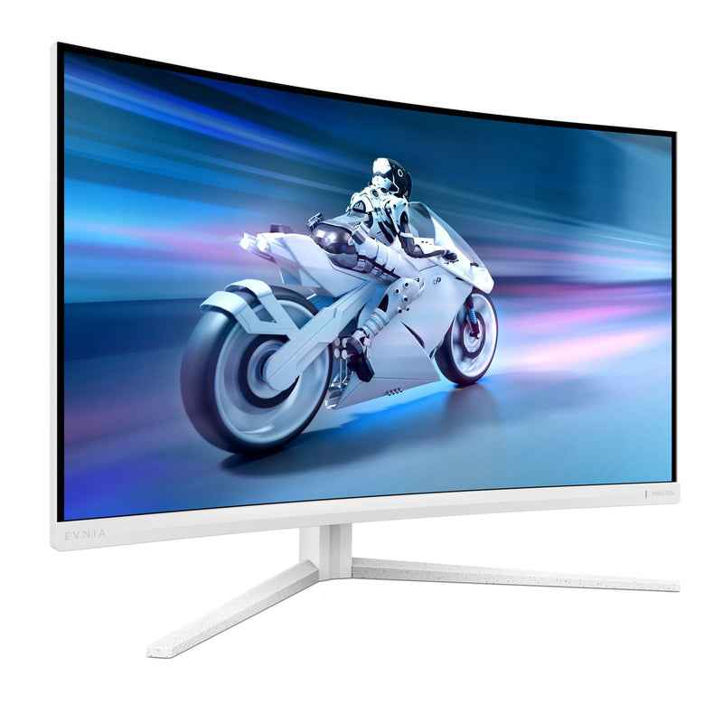 Afbeelding laden in galerijviewer, Philips evnia 32m2c5501 00 31.5 curved gaming monitor (wit, 2x hdmi, displayport, 180 hz)