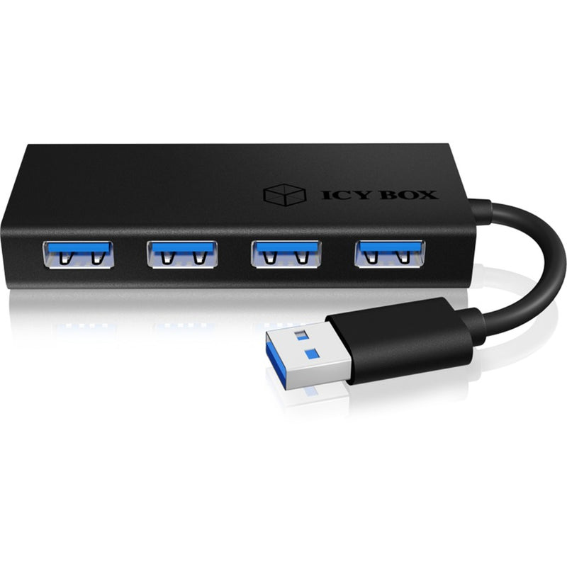 Afbeelding laden in galerijviewer, Icy box ib-ac6104 usb 3.0 usb-hub (zwart)