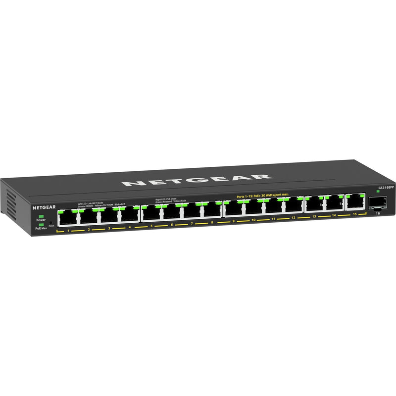 Afbeelding laden in galerijviewer, Netgear gs316epp switch (zwart)