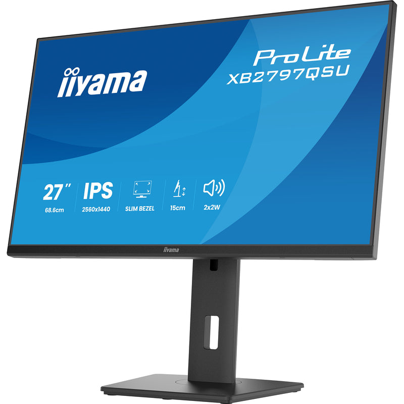Afbeelding laden in galerijviewer, Iiyama prolite xb2797qsu-b1 27 monitor (zwart (mat), hdmi, displayport, usb, audio)