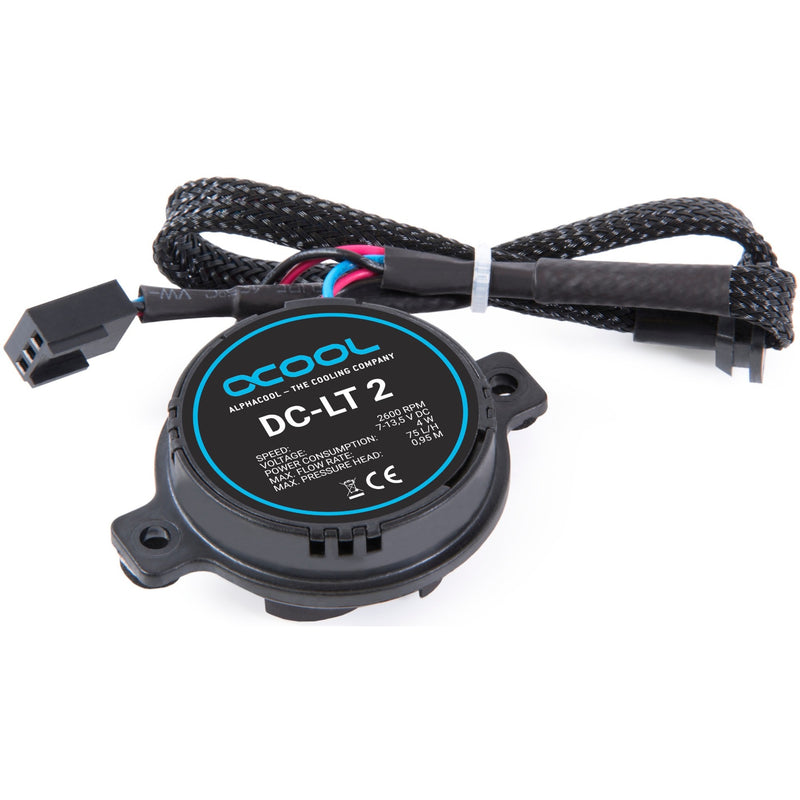 Afbeelding laden in galerijviewer, Alphacool dc-lt 2 - 2600rpm ceramic - 12v dc - (3 sinus pcb) pomp (zwart)