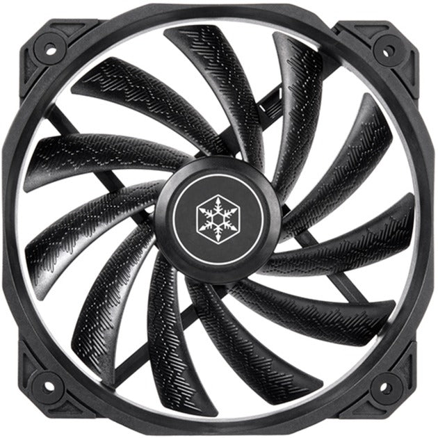 Afbeelding laden in galerijviewer, Silverstone shark force 160 case fan (zwart, 160 x 160 x 27 mm, pwm)