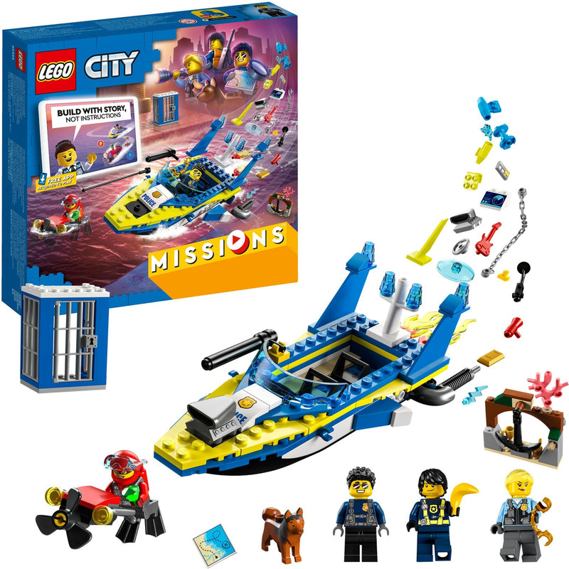 Afbeelding laden in galerijviewer, Lego city - waterpolitie recherchemissies constructiespeelgoed (60355)