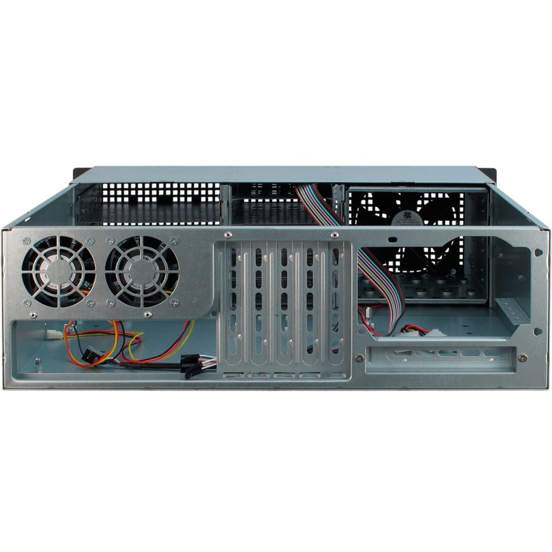 Afbeelding laden in galerijviewer, Inter-tech 3u-30248 rack behuizing (zwart | 2x usb-a)