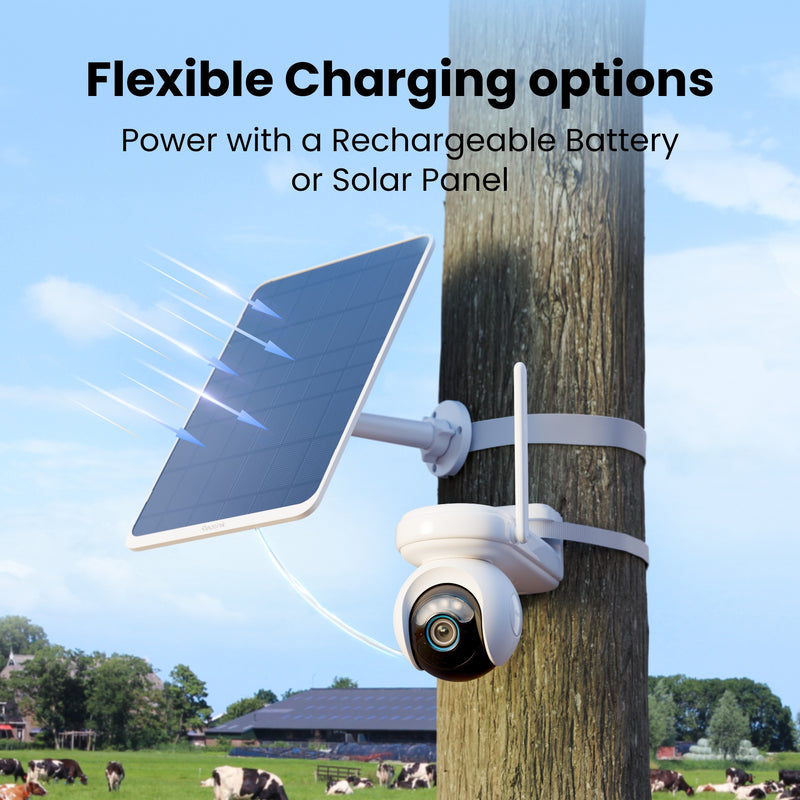 Afbeelding laden in galerijviewer, Reolink g650 + solar panel 3 beveiligingscamera (wit, 2k, 4mp, 4g lte)