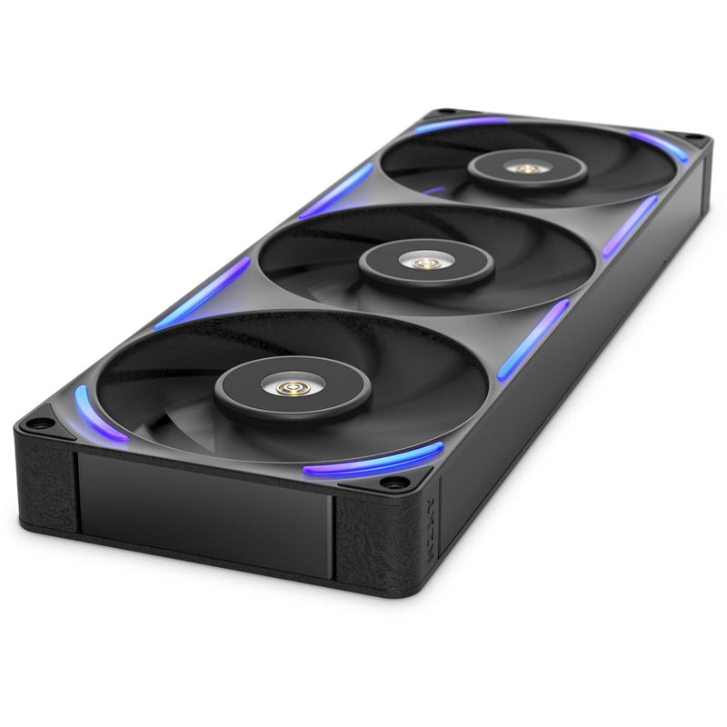 Afbeelding laden in galerijviewer, Nzxt f360x rgb case fans (zwart, 3 stuks, 360 x 120 x 30 mm, pwm)