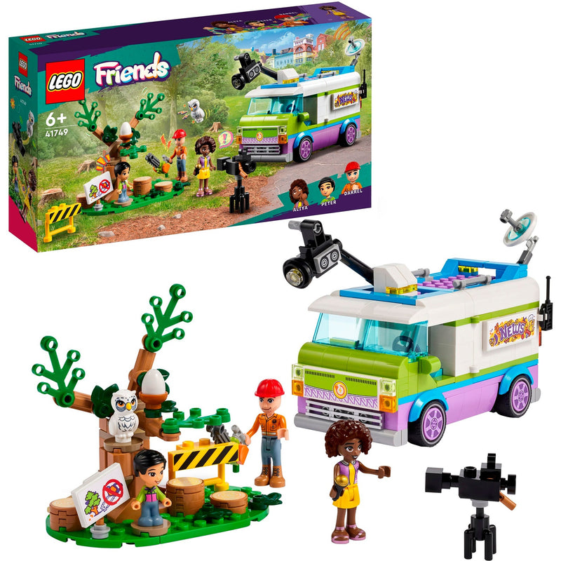 Afbeelding laden in galerijviewer, Lego friends - nieuwsbusje constructiespeelgoed (41749)