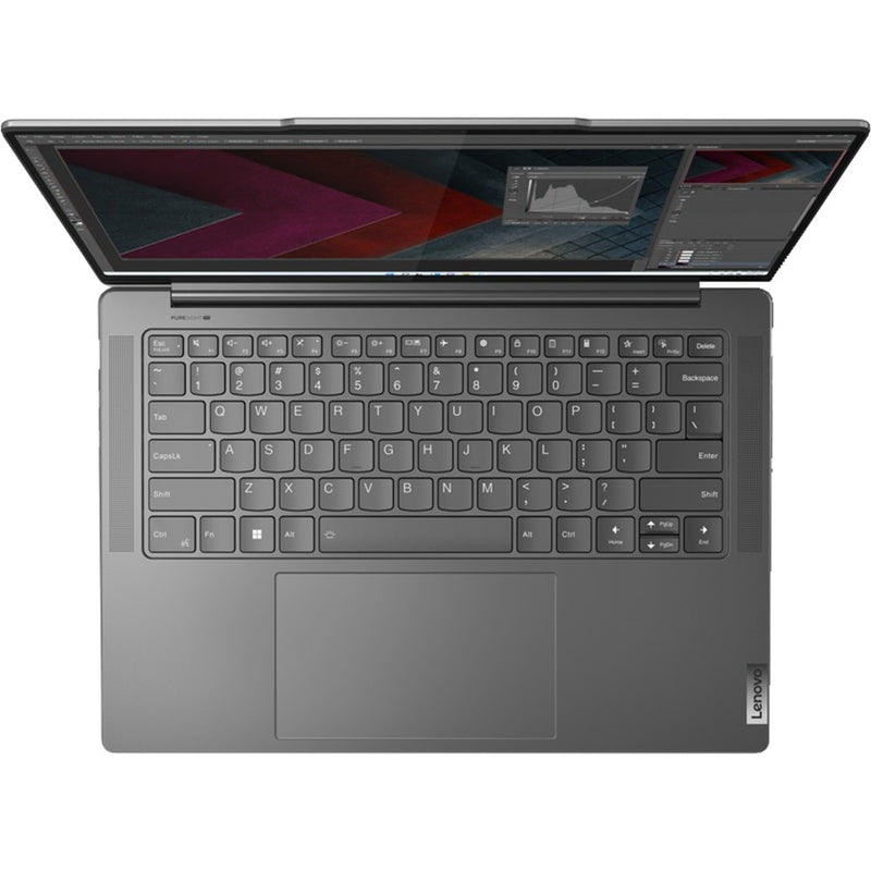 Afbeelding laden in galerijviewer, Lenovo yoga pro 7 14aph8 (82y8003cmh) 14.5 2-in-1 laptop (grijs | ryzen 7 7840hs | radeon 780m | 16 gb | 512 gb ssd)