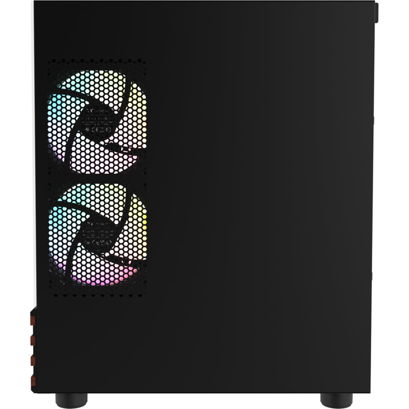 Afbeelding laden in galerijviewer, Thermaltake view 170 ws argb mini tower behuizing (zwart houtkleur | 2x usb-a | rgb | window)
