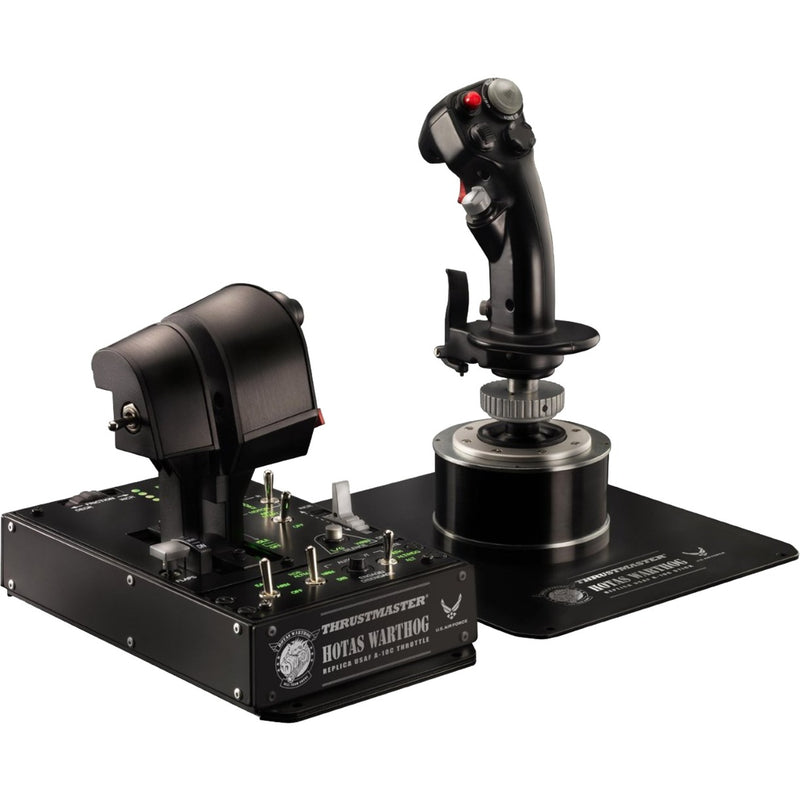 Afbeelding laden in galerijviewer, Thrustmaster hotas warthog joystick en throttle gaming hotas (zwart zilver, pc)