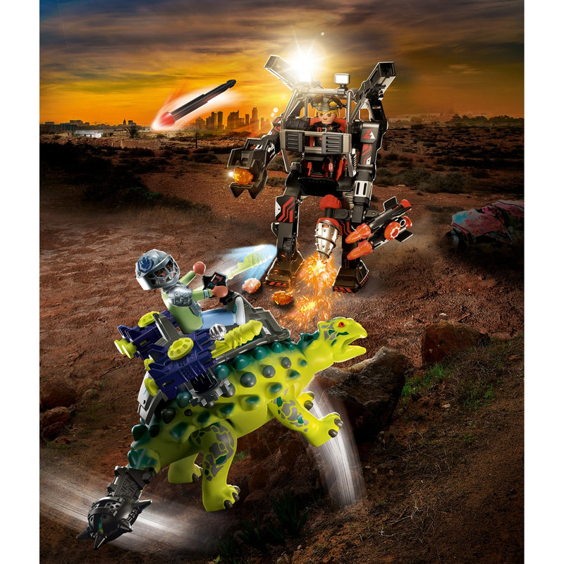 Afbeelding laden in galerijviewer, Playmobil dino rise - saichania: verdediging van de vechtersbazen constructiespeelgoed (70626)