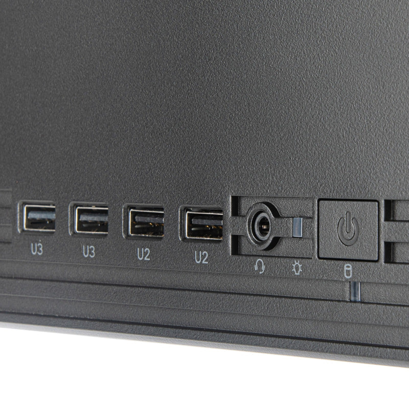 Afbeelding laden in galerijviewer, Silverstone sst-ml11b htpc behuizing (zwart | 4x usb-a)