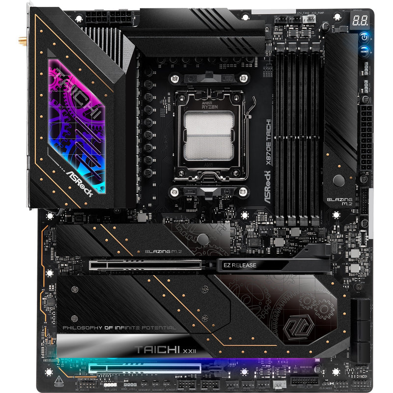 Afbeelding laden in galerijviewer, Asrock x870e taichi socket am5 moederbord (raid, 5 gb-lan, wi-fi 7, bt, e-atx)
