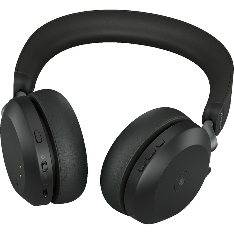 Afbeelding laden in galerijviewer, Jabra evolve2 75 on-ear headset (zwart, link380c, microsoft teams)