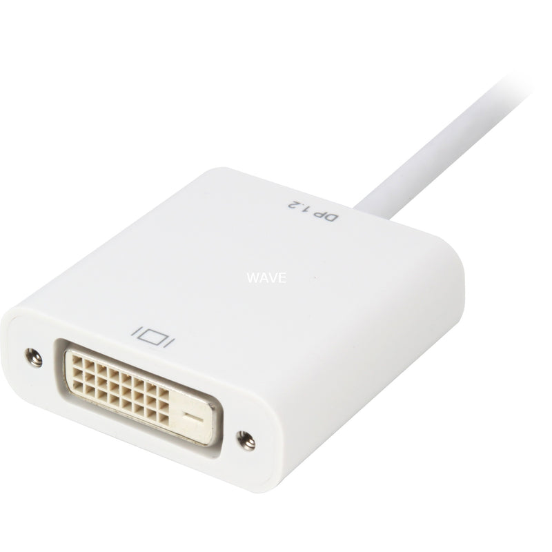Afbeelding laden in galerijviewer, Sharkoon displayport 1.2 > dvi24+1 kabel (wit, 0,15 meter)