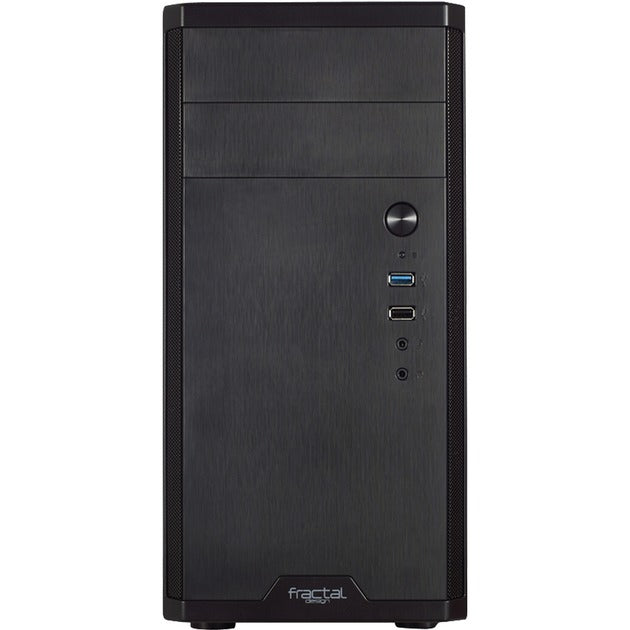 Afbeelding laden in galerijviewer, Fractal design core 1100 mini tower behuizing (zwart | 2x usb-a)