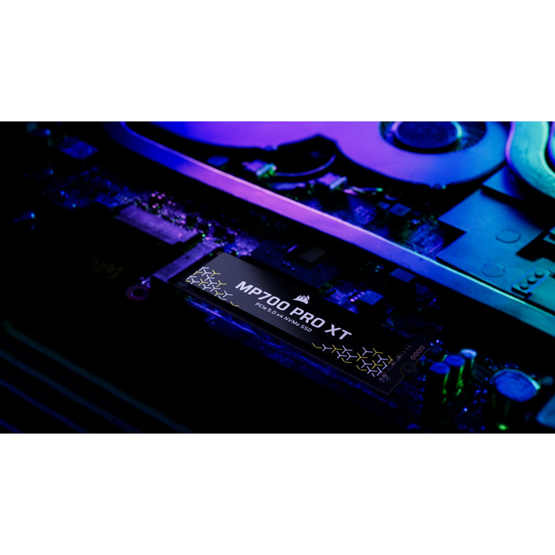 Afbeelding laden in galerijviewer, Corsair mp700 pro xt 1 tb ssd (zwart, pcie gen5 x4 nvme 2.0, m.2 2280, 3d tlc nand)
