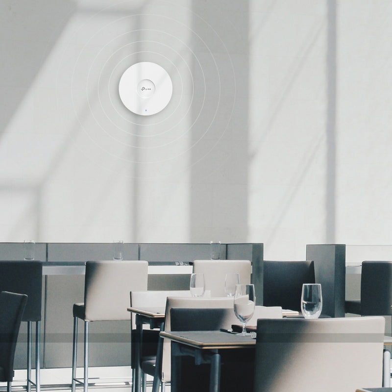 Afbeelding laden in galerijviewer, Tp-link omada eap653 ax3000 wifi 6 access point (wit, mesh, poe+, plafond- en wandmontage)