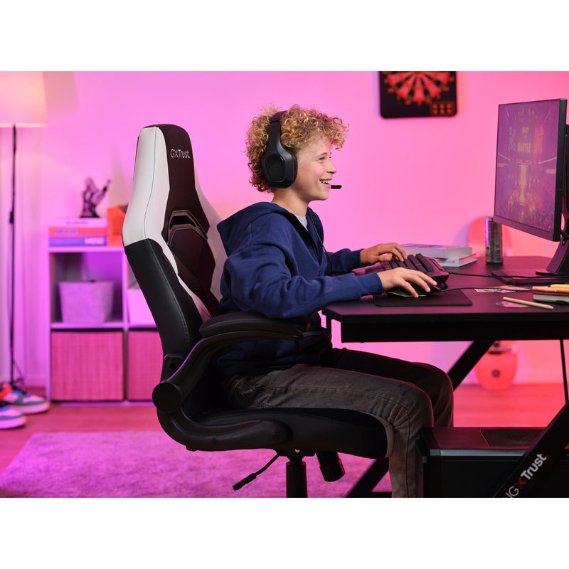Afbeelding laden in galerijviewer, Trust gxt 703w riye gamingstoel (zwart wit)