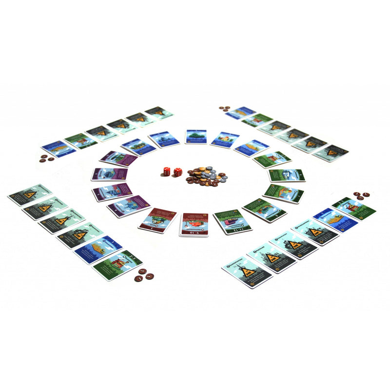 Afbeelding laden in galerijviewer, White goblin games machi koro dobbelspel (nederlands, 2 - 5 spelers, 40 minuten, vanaf 7 jaar)