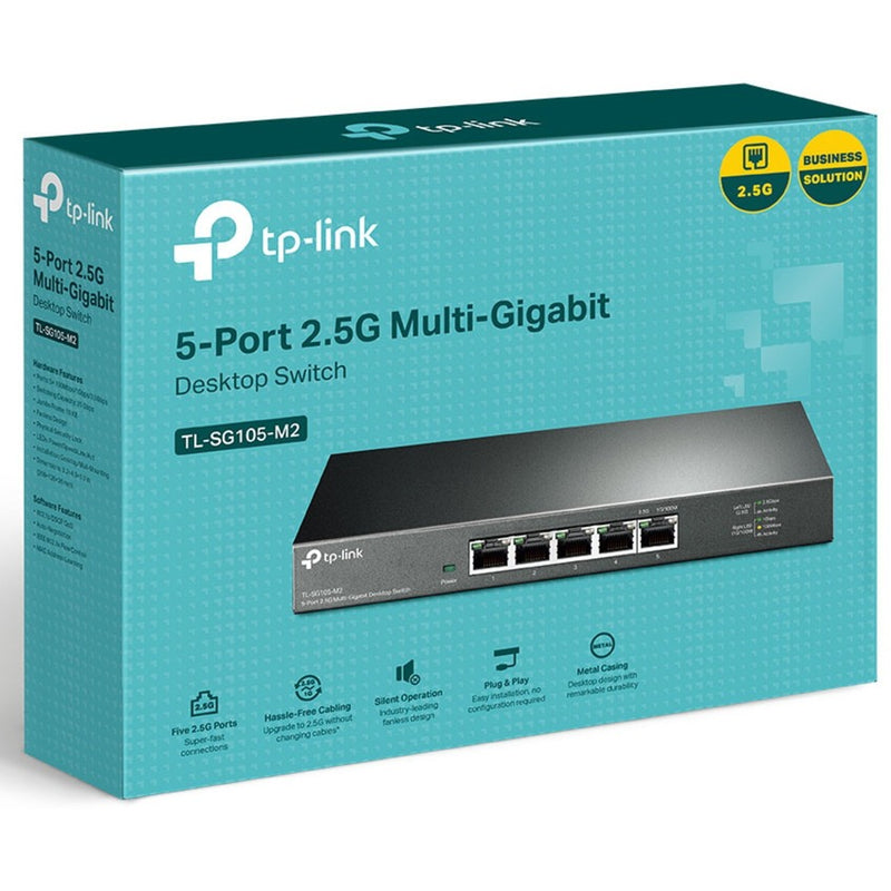 Afbeelding laden in galerijviewer, Tp-link tl-sg105-m2 switch (grijs)