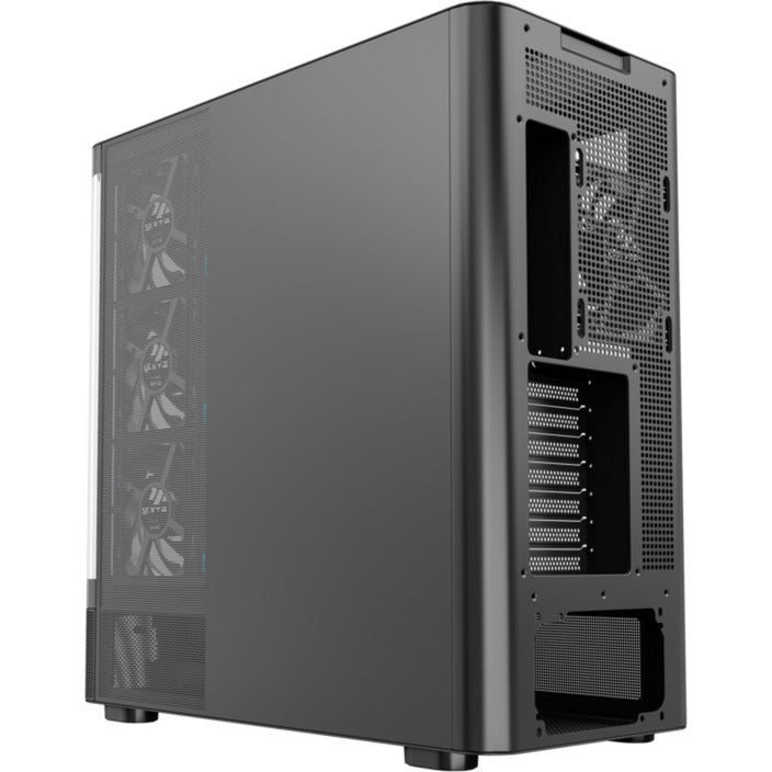 Afbeelding laden in galerijviewer, Xyz pc gear quantum pro midi tower behuizing (zwart | window)