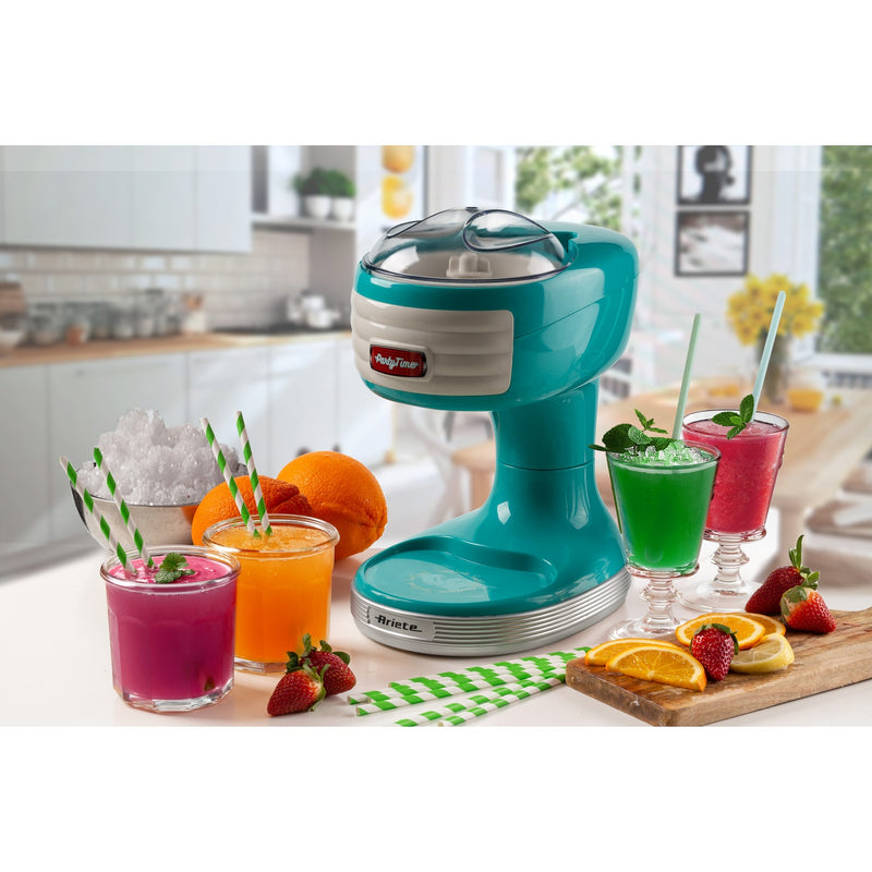 Afbeelding laden in galerijviewer, Ariete party time schaafijs machine 0076 01 ijsmachine (lichtblauw)