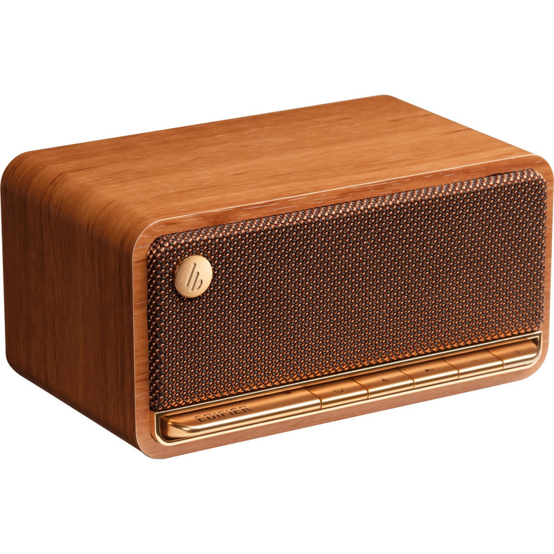 Afbeelding laden in galerijviewer, Edifier mp230 retro bluetooth speaker luidspreker (houtkleur, bluetooth, microsd, aux, usb-c)