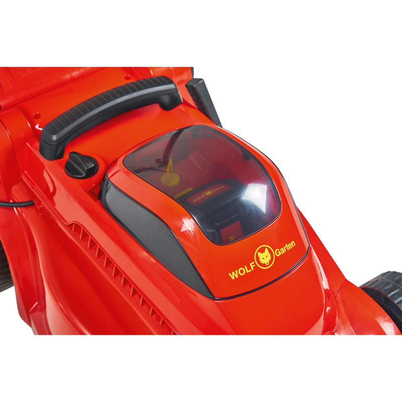 Afbeelding laden in galerijviewer, Wolf-garten lycos 40 370 m 40 li-ion power accu grasmaaier (rood, accu inbegrepen)