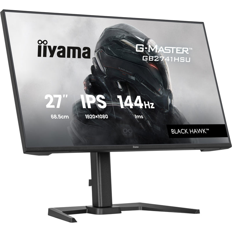 Afbeelding laden in galerijviewer, Iiyama g-master black hawk gb2741hsu-b1 27 gaming monitor (zwart, hdmi, displayport, 2x usb-a, usb-b, 144 hz)