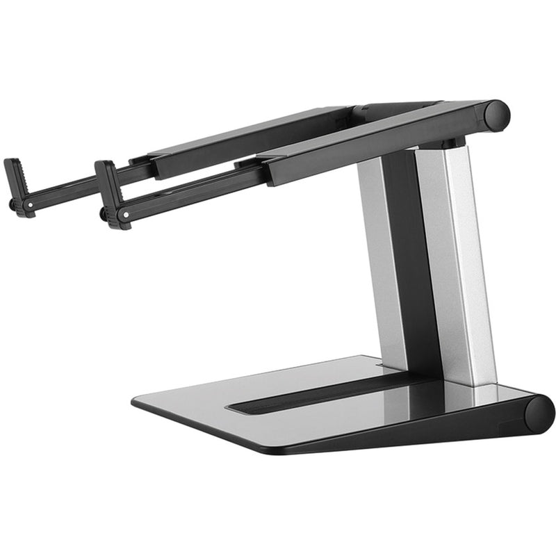 Afbeelding laden in galerijviewer, Neomounts nsls200 opvouwbare laptop standaard (zwart zilver)