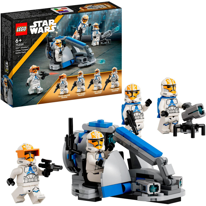 Afbeelding laden in galerijviewer, Lego star wars - 332nd ahsoka's clone trooper battle pack constructiespeelgoed (75359)